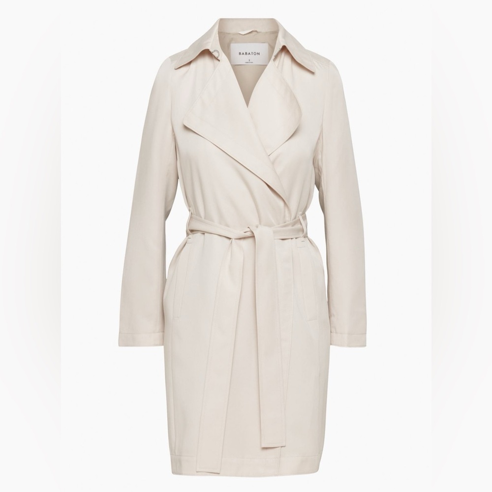 BABATON - Elegant Cream Trench Coat